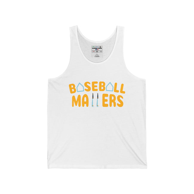 BASEBALL MATTERS - Unisex Jersey Tank