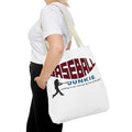 BASEBALL JUNKIE - Tote Bag (White)