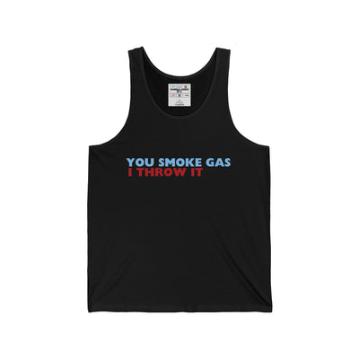 SMOKE GAS (Plain) - Unisex Jersey Tank