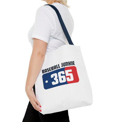 BASEBALL JUNKIE 365 - Tote Bag (White)