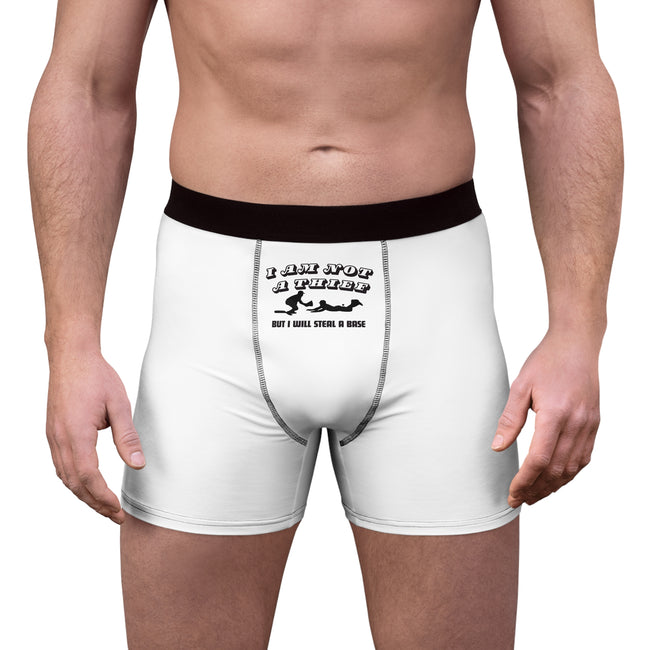 Not a Thief Men's Boxer Briefs (AOP)