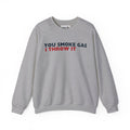 SMOKE GAS (Plain) - Unisex Heavy Blend™ Crewneck Sweatshirt