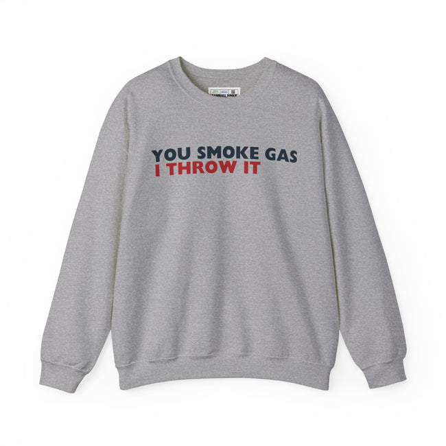 SMOKE GAS (Plain) - Unisex Heavy Blend™ Crewneck Sweatshirt