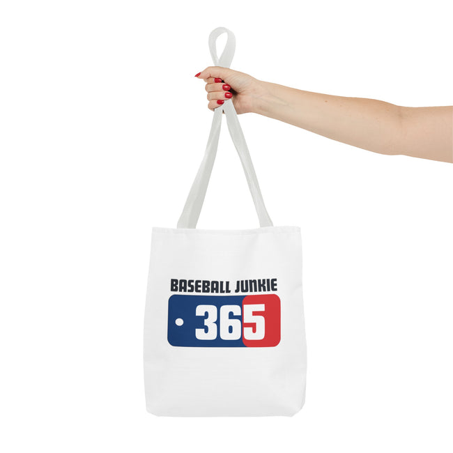 BASEBALL JUNKIE 365 - Tote Bag (White)