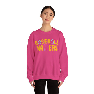 BASEBALL MATTERS - Unisex Heavy Blend™ Crewneck Sweatshirt