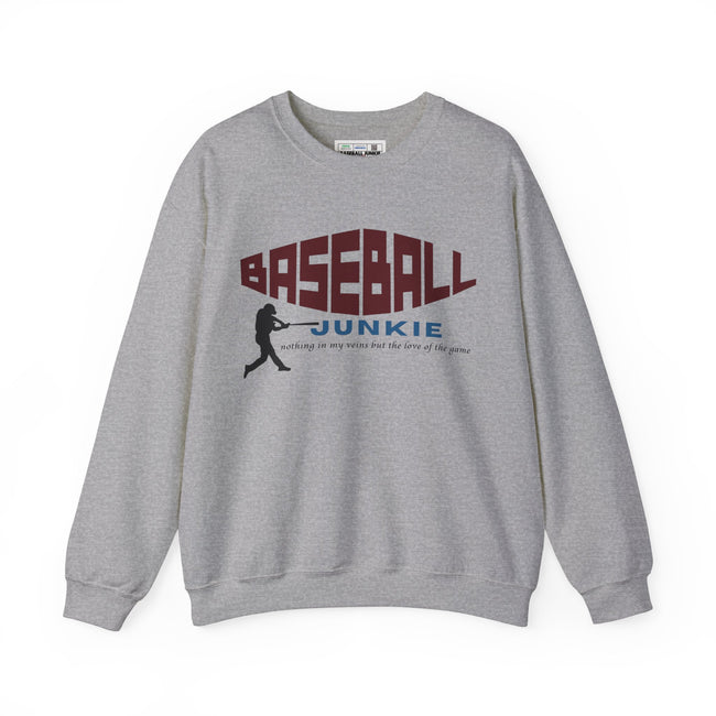 BASEBALL JUNKIE - Unisex Heavy Blend™ Crewneck Sweatshirt
