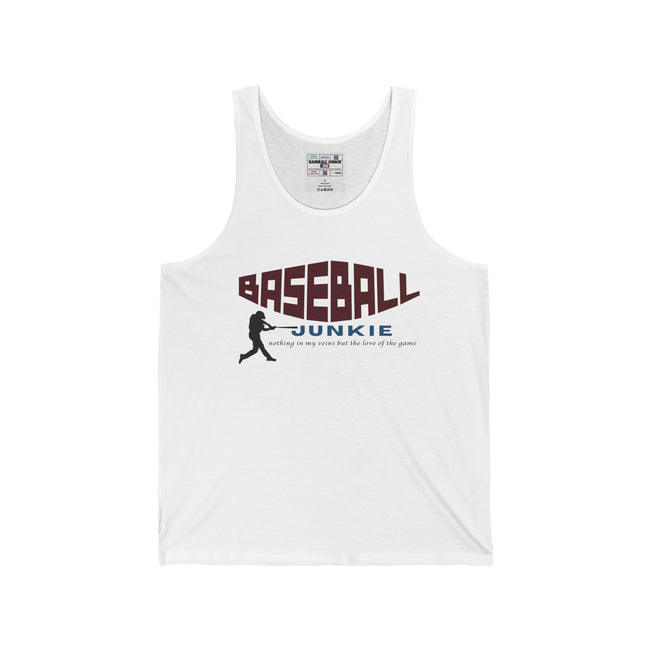 BASEBALL JUNKIE - Unisex Jersey Tank