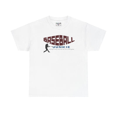 BASEBALL JUNKIE - Unisex Heavy Cotton Tee