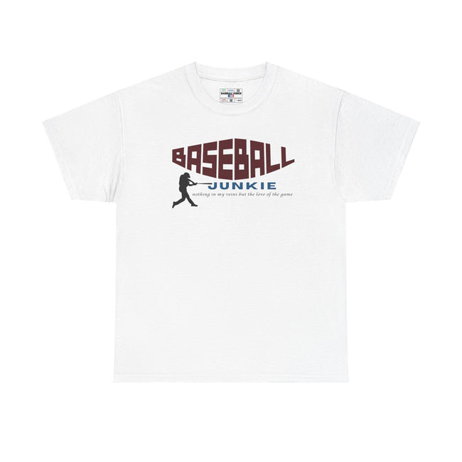 BASEBALL JUNKIE - Unisex Heavy Cotton Tee