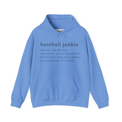 BASEBALL JUNKIE (definition hoodie- light colors)
