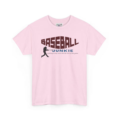 BASEBALL JUNKIE - Unisex Heavy Cotton Tee