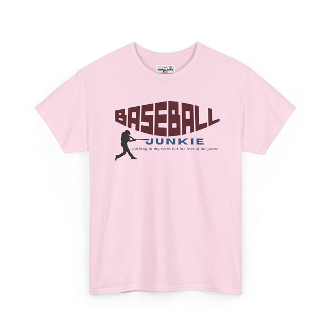 BASEBALL JUNKIE - Unisex Heavy Cotton Tee