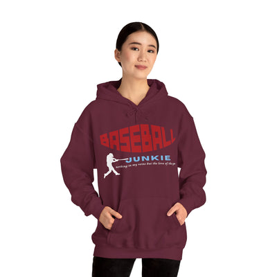 BASEBALL JUNKIE - Unisex Heavy Blend™ Hooded Sweatshirt