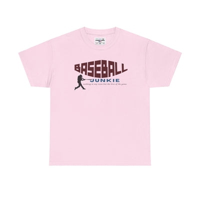 BASEBALL JUNKIE - Unisex Heavy Cotton Tee