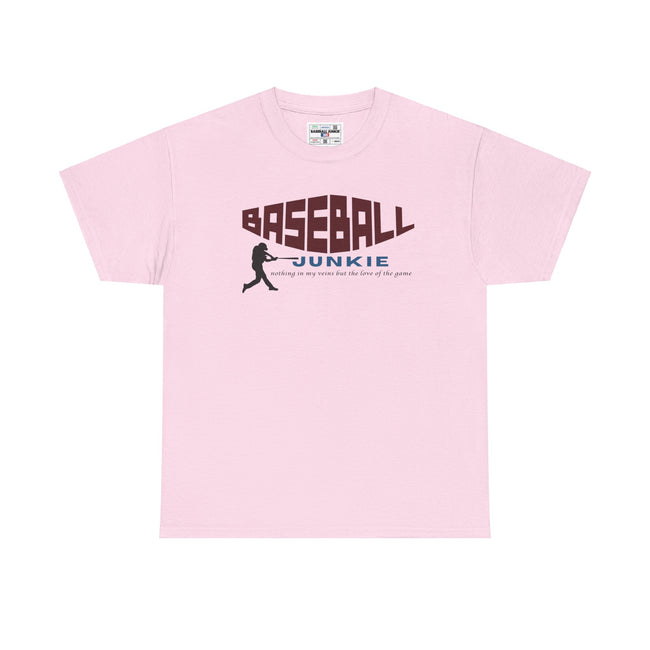 BASEBALL JUNKIE - Unisex Heavy Cotton Tee