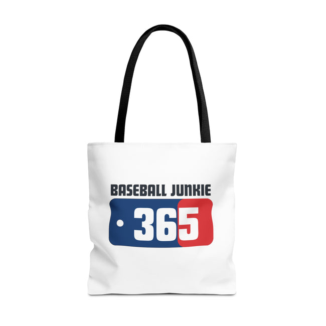 BASEBALL JUNKIE 365 - Tote Bag (White)