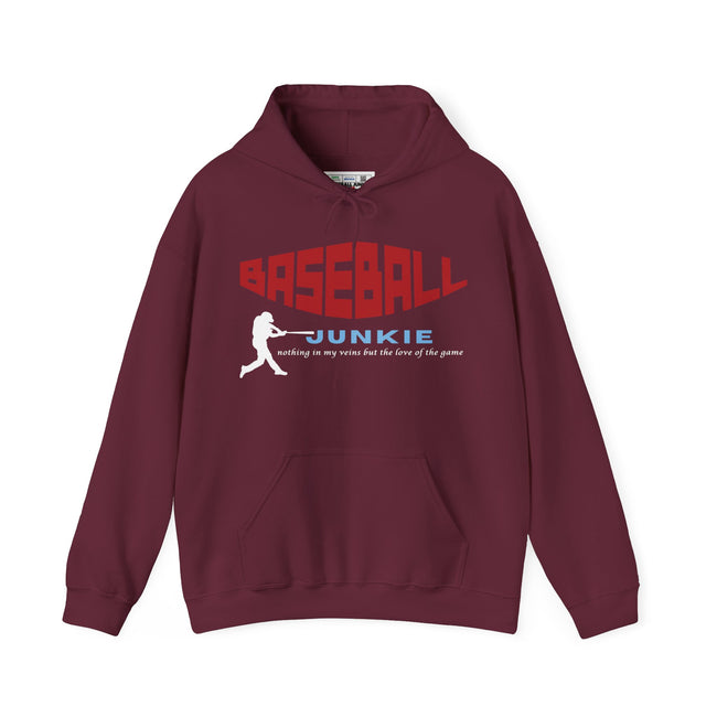 BASEBALL JUNKIE - Unisex Heavy Blend™ Hooded Sweatshirt