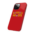 BASEBALL MATTERS - Slim Phone Cases (Red)