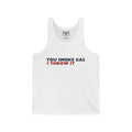 SMOKE GAS (Plain) - Unisex Jersey Tank