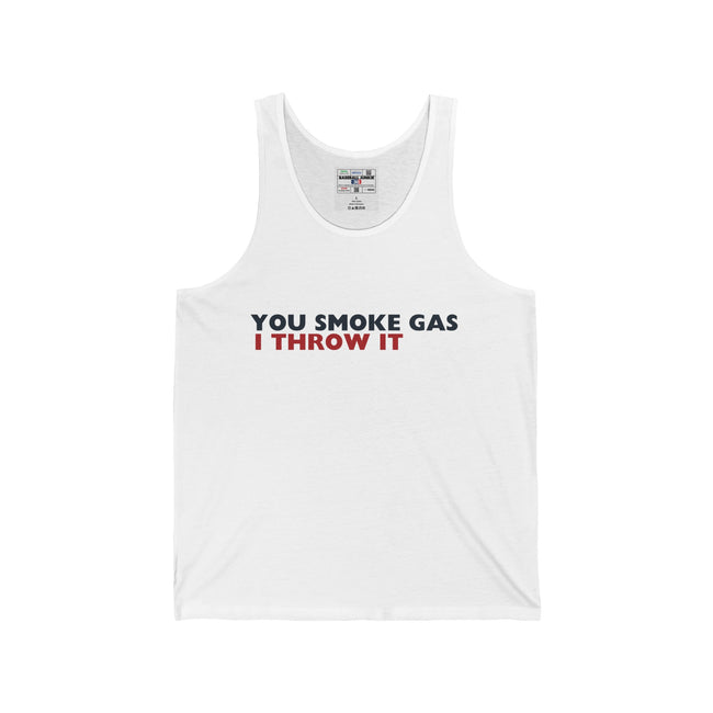 SMOKE GAS (Plain) - Unisex Jersey Tank