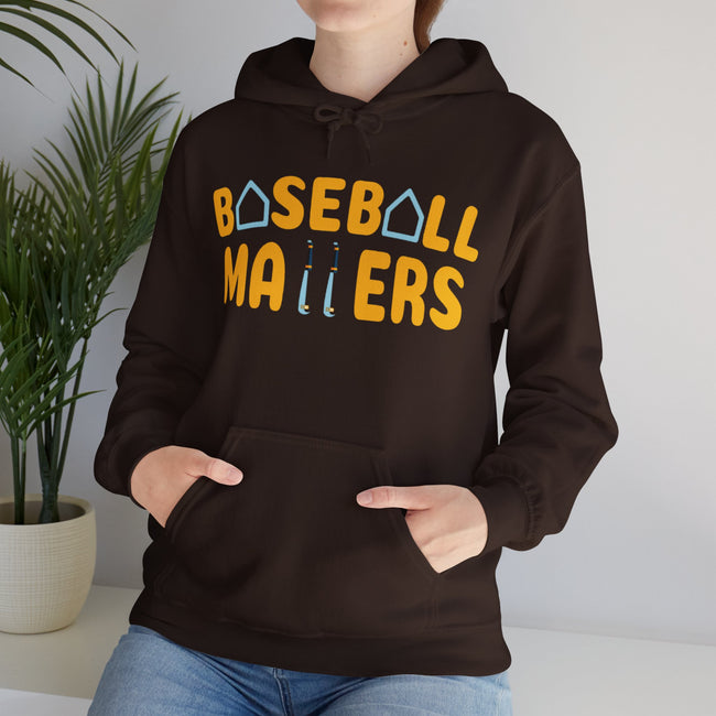 BASEBALL MATTERS - Unisex Heavy Blend™ Hooded Sweatshirt