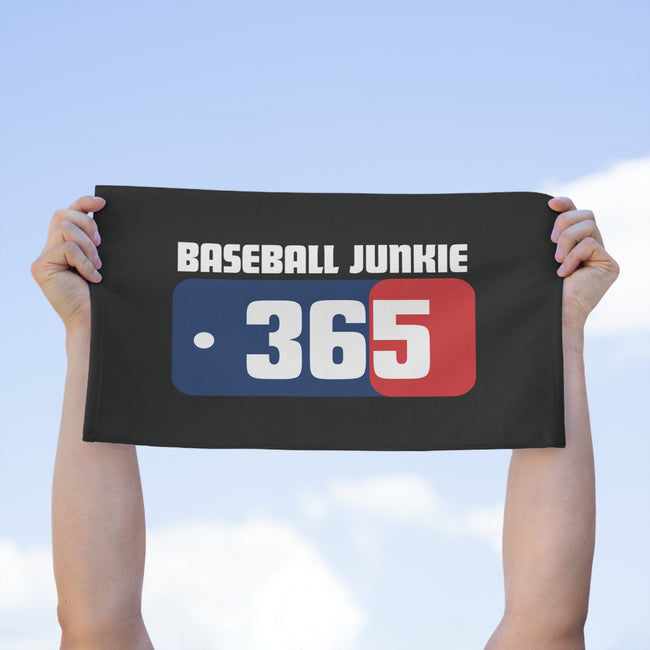 BASEBALL JUNKIE 365 - Rally Towel (Black)
