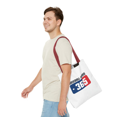 BASEBALL JUNKIE 365 - Tote Bag (White)