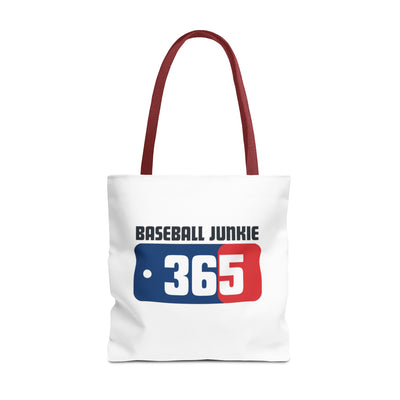 BASEBALL JUNKIE 365 - Tote Bag (White)