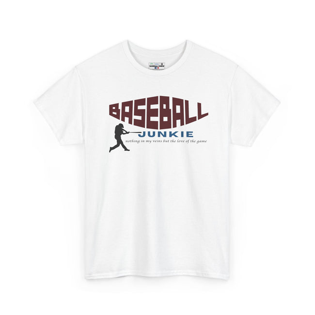 BASEBALL JUNKIE - Unisex Heavy Cotton Tee