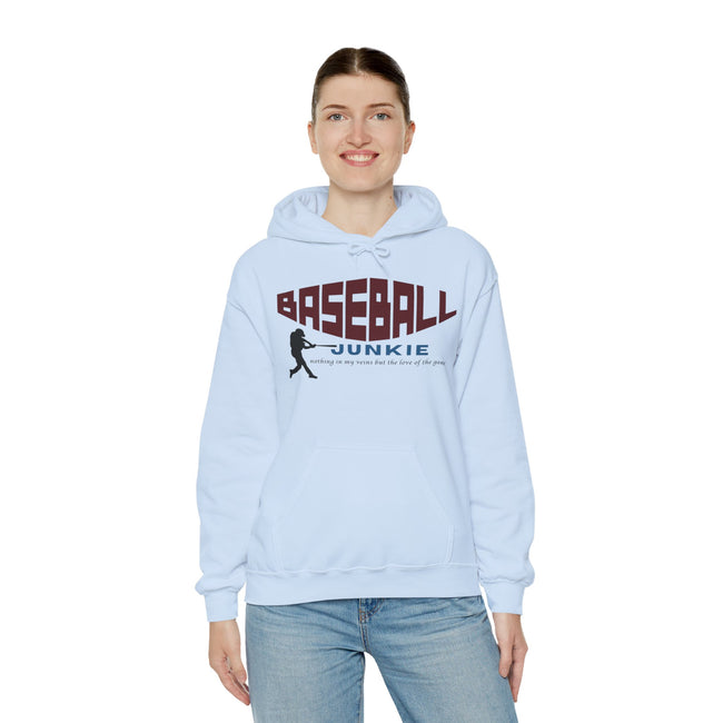 BASEBALL JUNKIE - Unisex Heavy Blend™ Hooded Sweatshirt