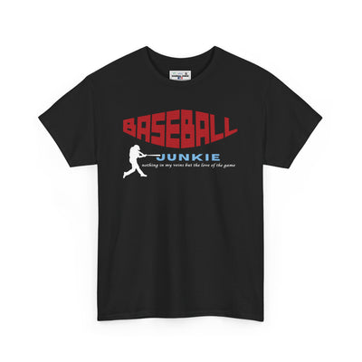 BASEBALL JUNKIE - Unisex Heavy Cotton Tee