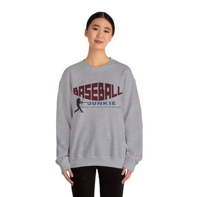 BASEBALL JUNKIE - Unisex Heavy Blend™ Crewneck Sweatshirt