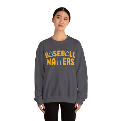 BASEBALL MATTERS - Unisex Heavy Blend™ Crewneck Sweatshirt