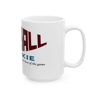 BASEBALL JUNKIE - Ceramic Mug (White)