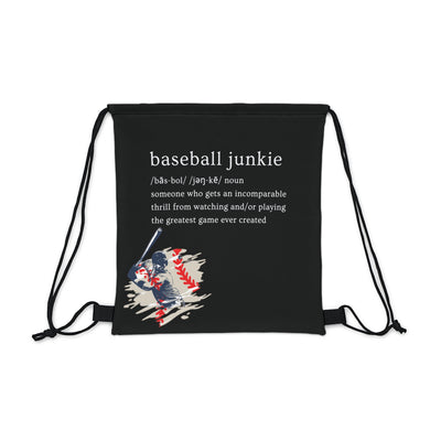 Baseball Junkie 365- Outdoor Drawstring Bag