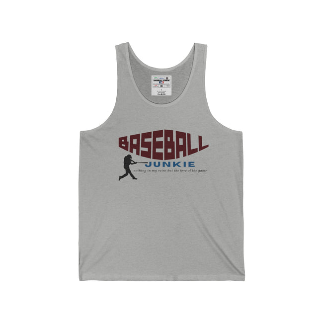 BASEBALL JUNKIE - Unisex Jersey Tank
