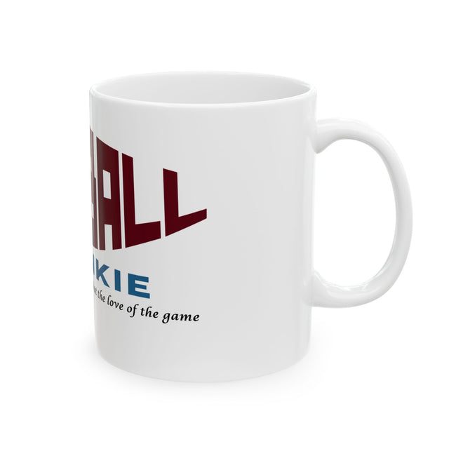 BASEBALL JUNKIE - Ceramic Mug (White)