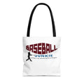 BASEBALL JUNKIE - Tote Bag (White)