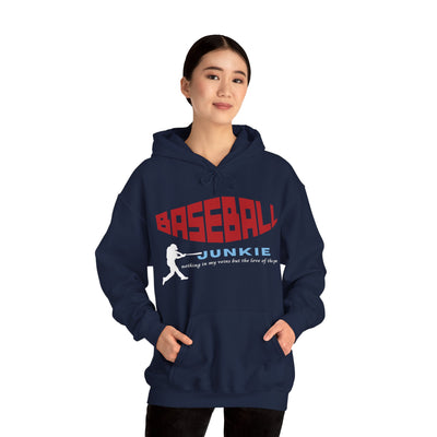 BASEBALL JUNKIE - Unisex Heavy Blend™ Hooded Sweatshirt