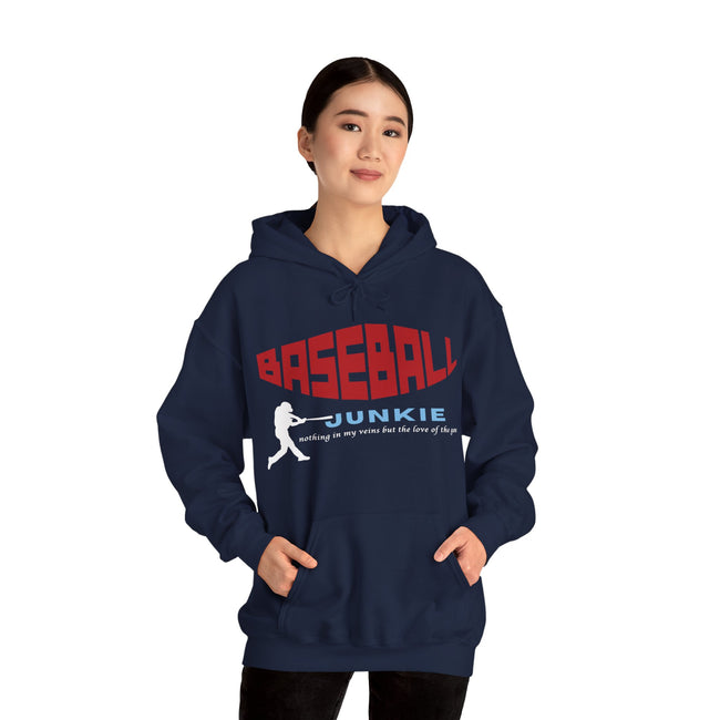 BASEBALL JUNKIE - Unisex Heavy Blend™ Hooded Sweatshirt