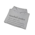 BASEBALL JUNKIE (definition hoodie- light colors)