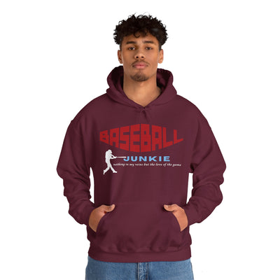 BASEBALL JUNKIE - Unisex Heavy Blend™ Hooded Sweatshirt