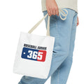 BASEBALL JUNKIE 365 - Tote Bag (White)