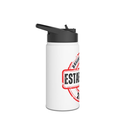 Baseball Junkie Established 2024 Stainless Steel Water Bottle, Standard Lid